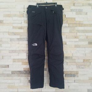 North Face Womens Snowboard Snow Ski Pants Medium Snowsuit Black Bib Bibs Suit M
